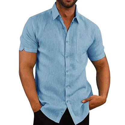 Finn - Elegant linen shirt for men