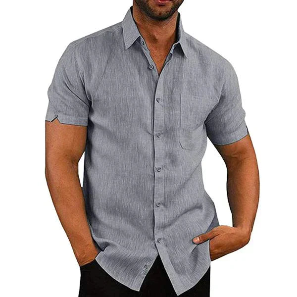 Finn - Elegant linen shirt for men