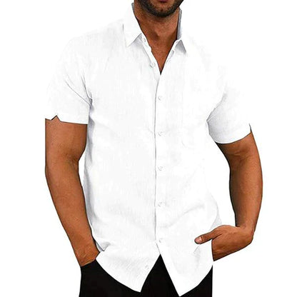 Finn - Elegant linen shirt for men