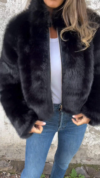 Faux Fur Jacket Suus