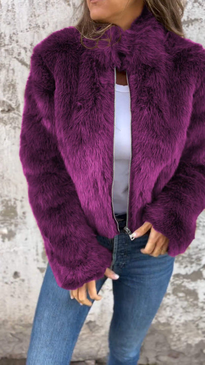 Faux Fur Jacket Suus