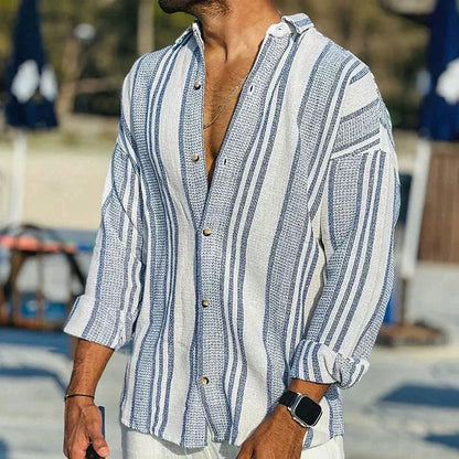 Striped Vintage Shirt for Men Roscoe