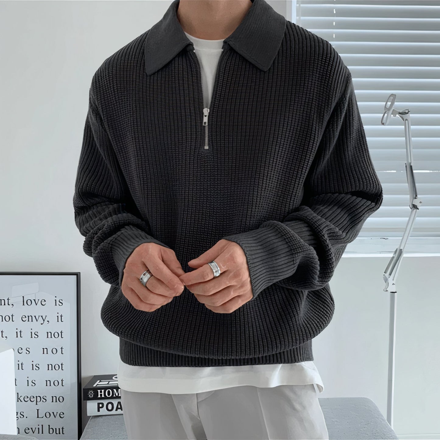 Casual warm sweater for men Peter