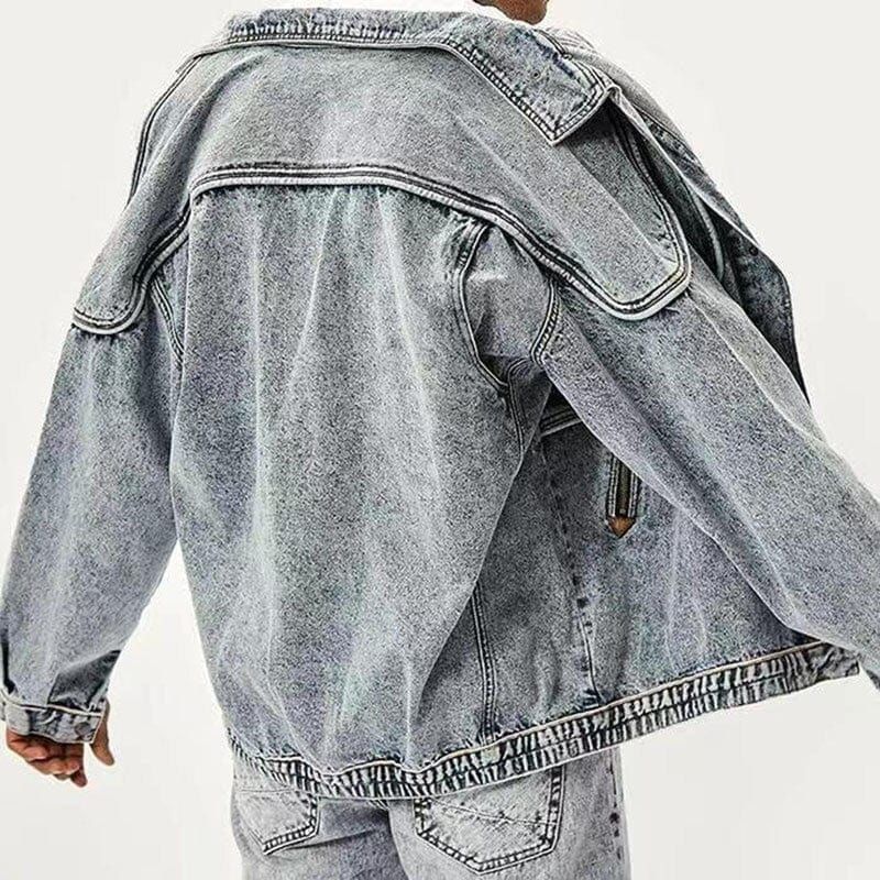 Fashionable men's denim jacket Leonard