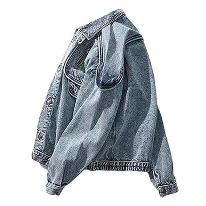 Fashionable men's denim jacket Leonard