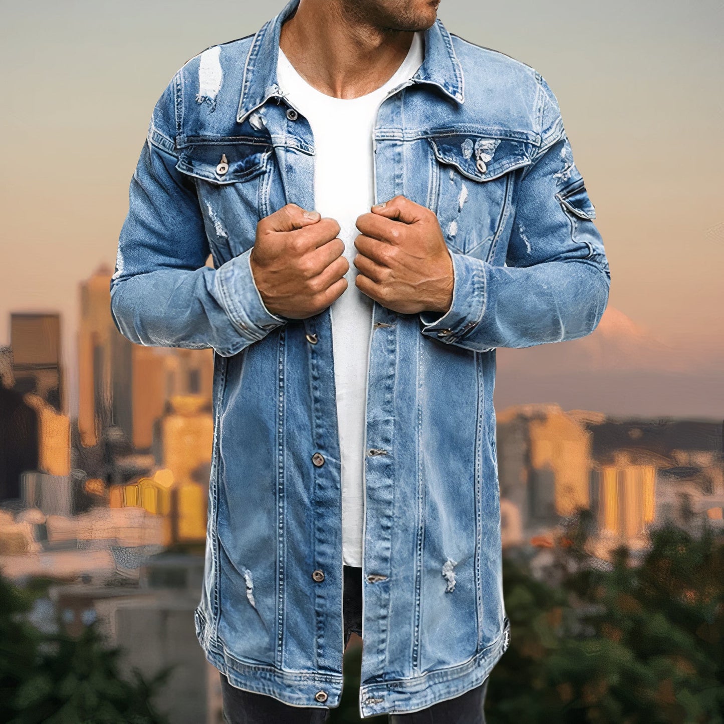 Stylish denim jacket for men Ignaz