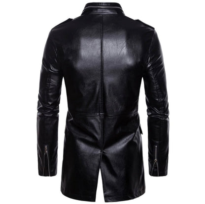 Fashionable leather jacket for men in trendy style Denzell