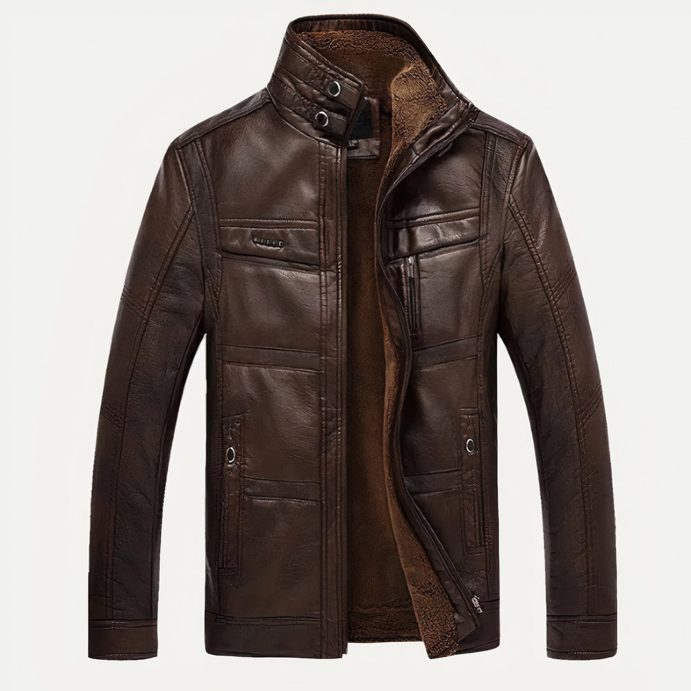 Stylish leather jacket for men Falko 