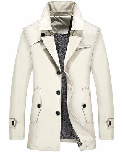 Elegant winter trench coat for men Oskar