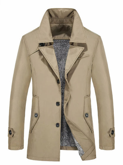 Elegant winter trench coat for men Oskar