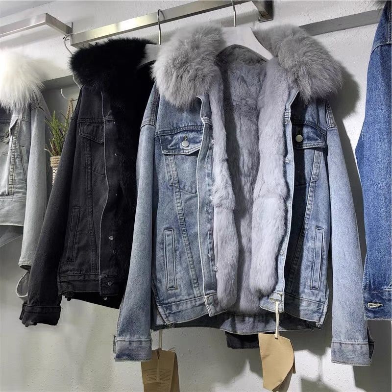 Fashionable denim jacket for women Mijke