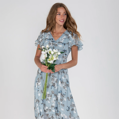 Enora Floral Vintage Dress 