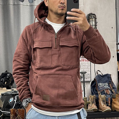 Casual Hoodie with Zipper Timo