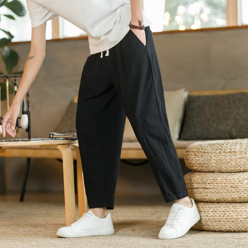 linen summer pants