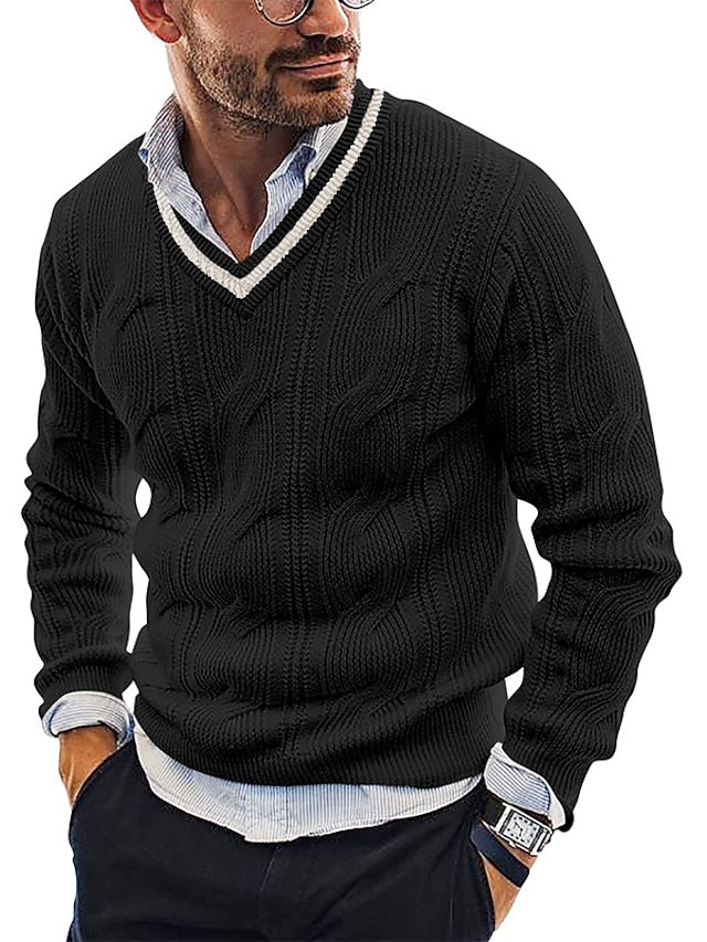 Elegant wool sweater for men Hardy