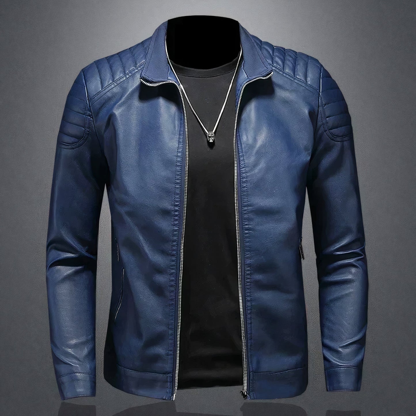 Warm leather jacket for men Ulrich