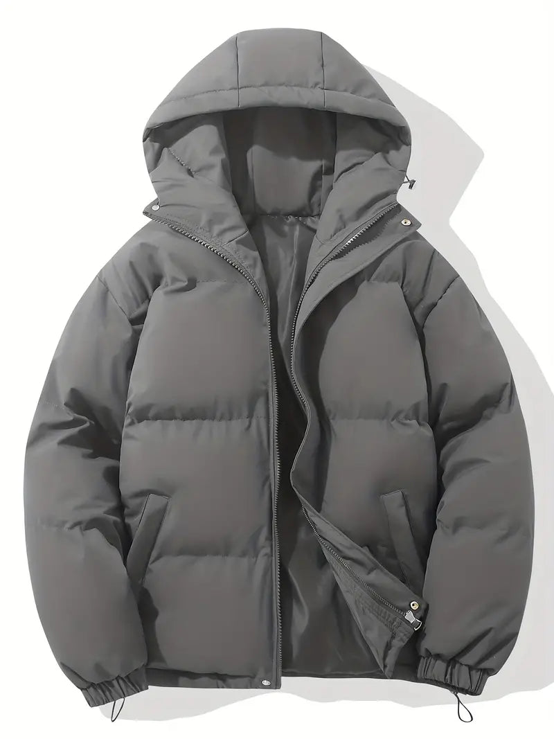 Warm winter jacket with hood for men Leith