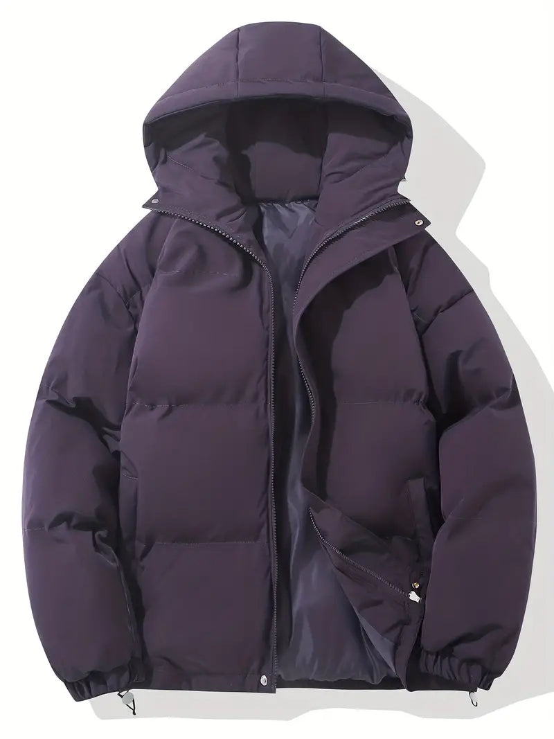 Warm winter jacket with hood for men Leith