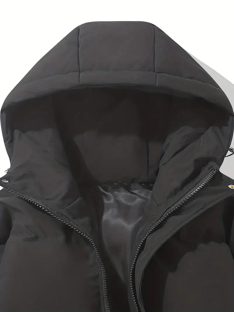 Warm winter jacket with hood for men Leith