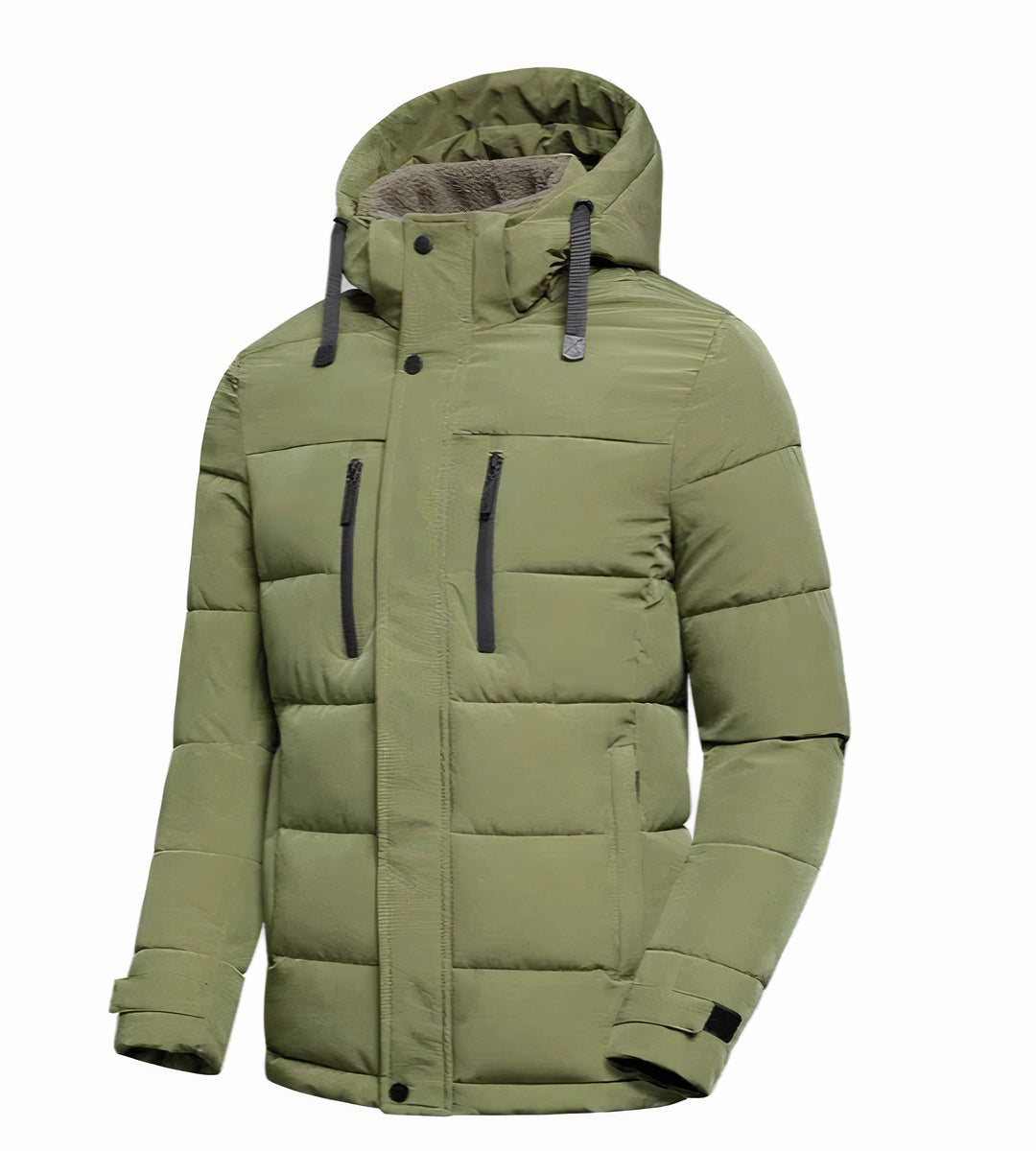 Waterproof winter jacket for men with removable hood Yannis