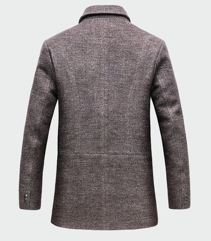 Windproof wool jacket for men Liam