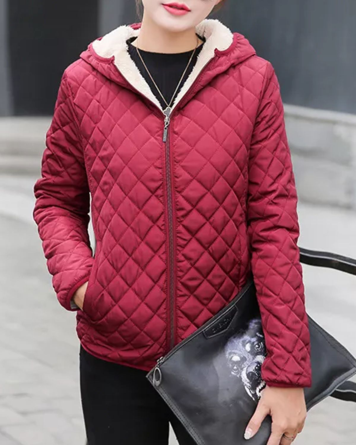 Warmth and style combined jacket for women Danique