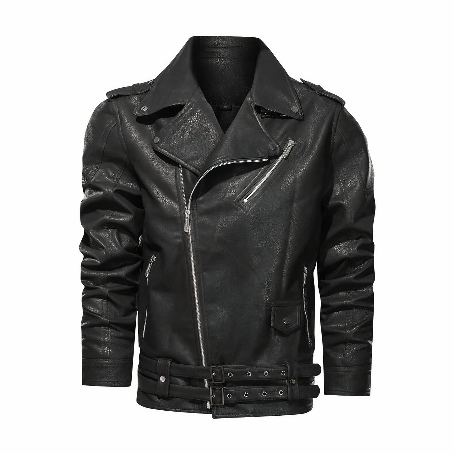 Leather winter coat for men Zenon