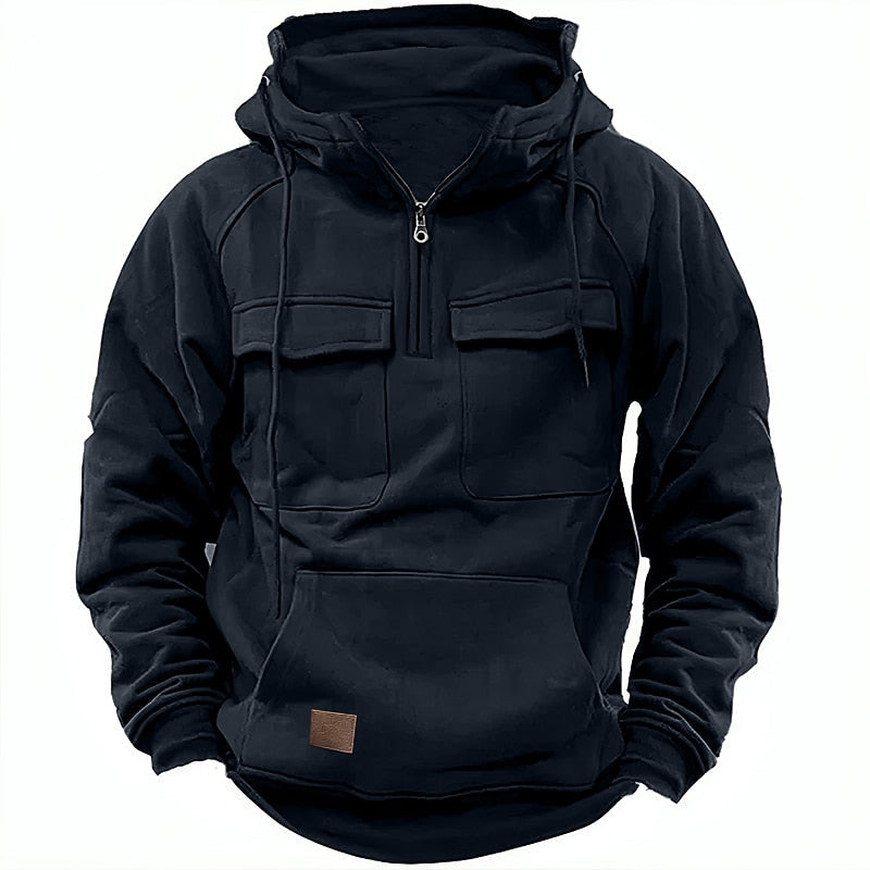 Casual Hoodie with Zipper Timo